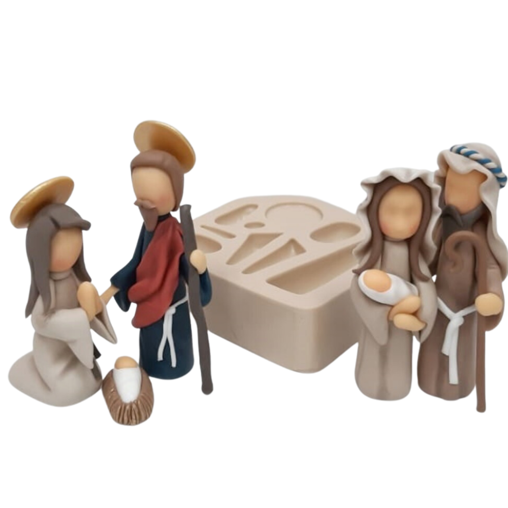 Molde de Silicone Sagrada Familia Estilizada
