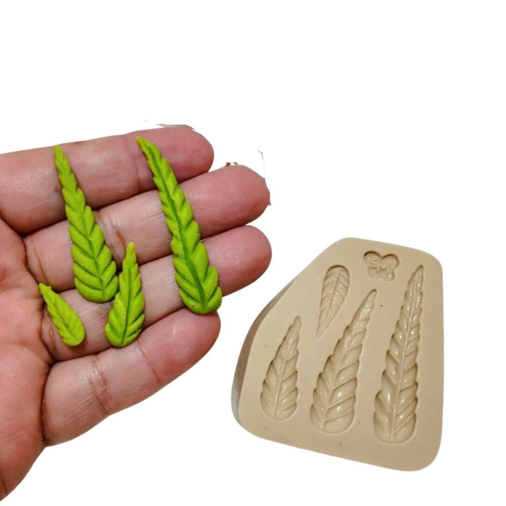 Molde de Silicone Samambaia