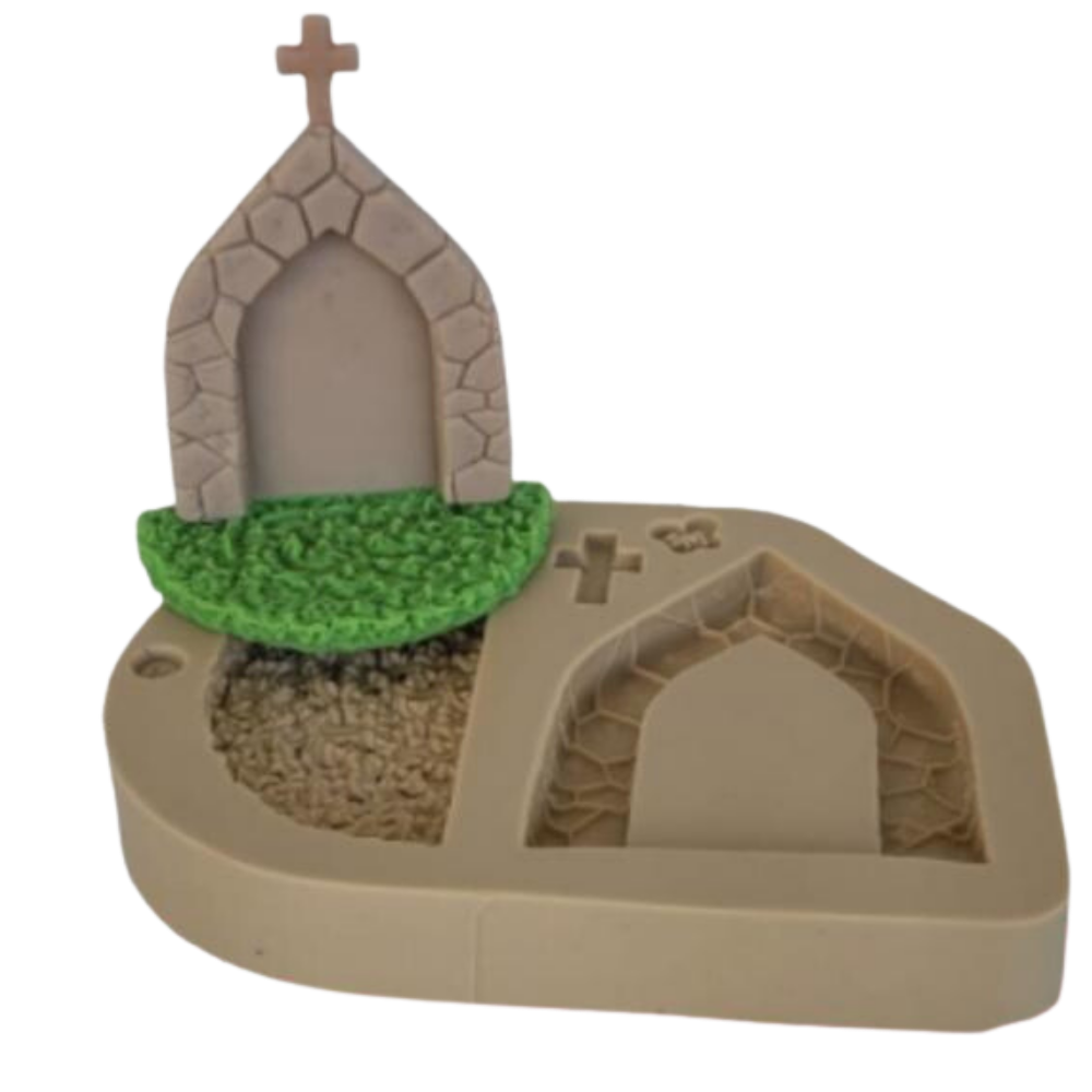 Molde de Silicone Santuário para Abençoados - P - Cód 1066