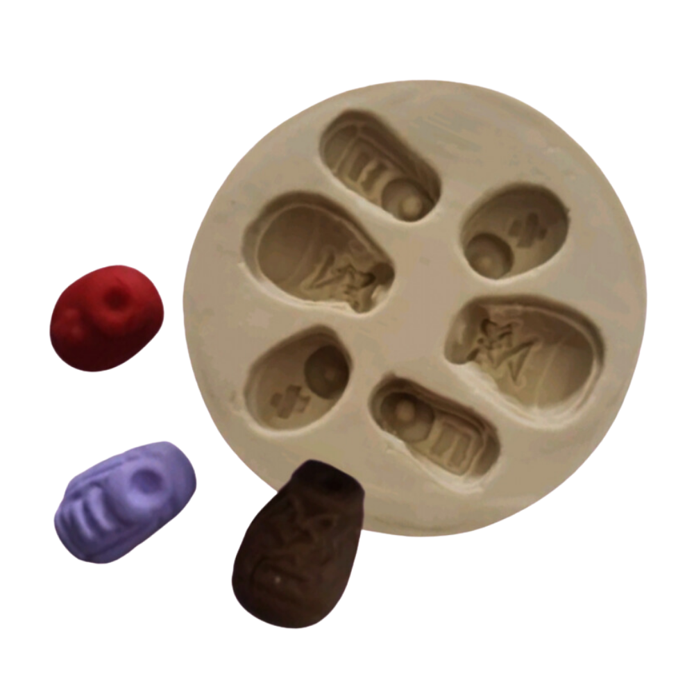 Molde de Silicone Sapatinhos e Tênis - Cód 041