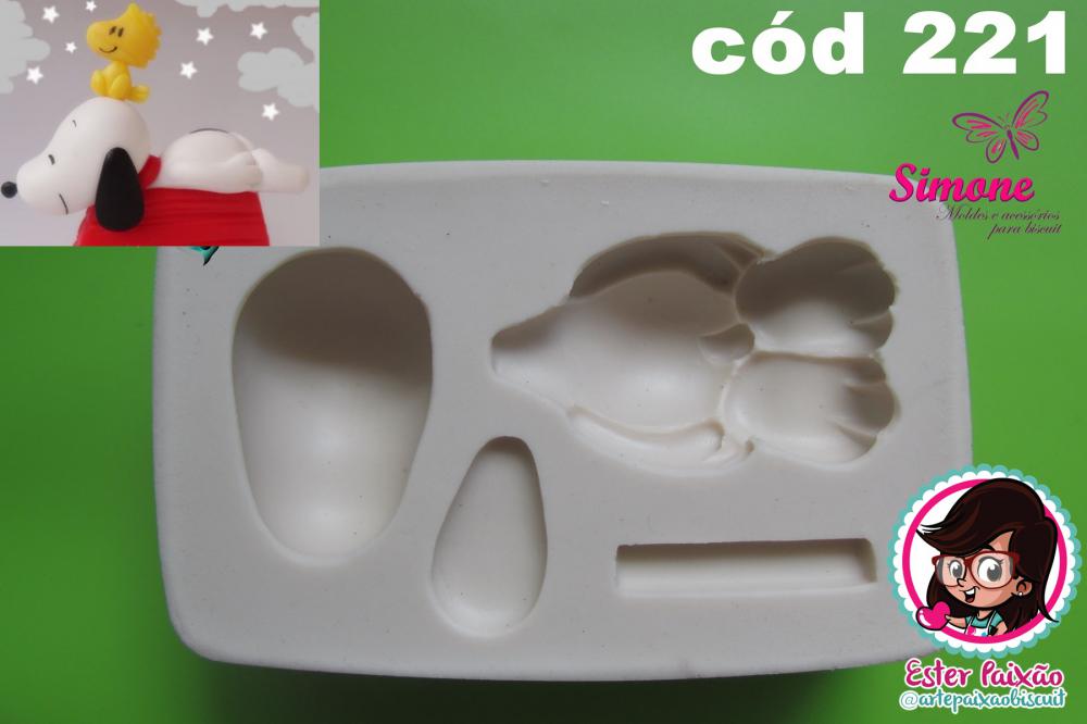 Molde de silicone Snopaixão de bruços cód 221