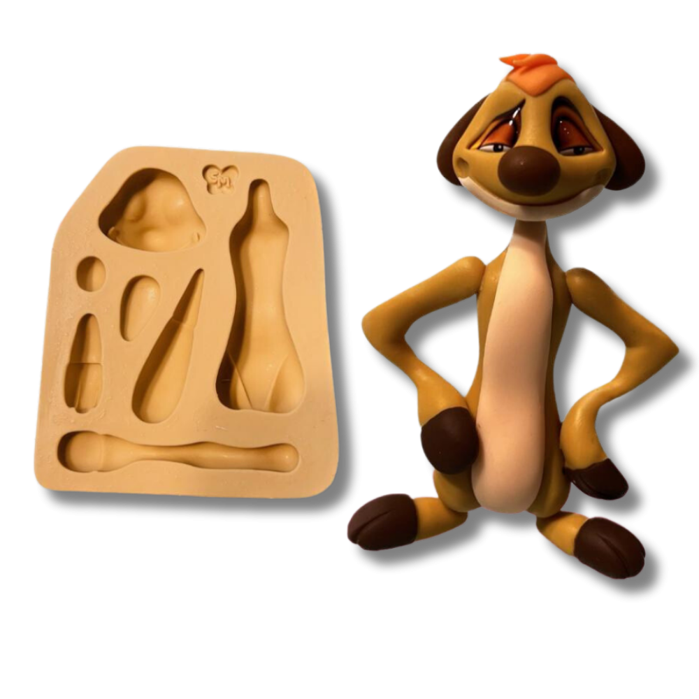 Molde de Silicone Suricato M - Cód 1254