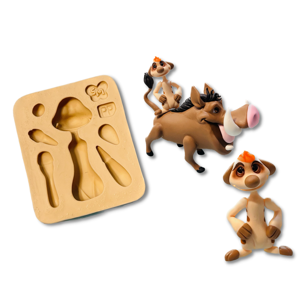 Molde de Silicone Suricato PP - Cód 1255