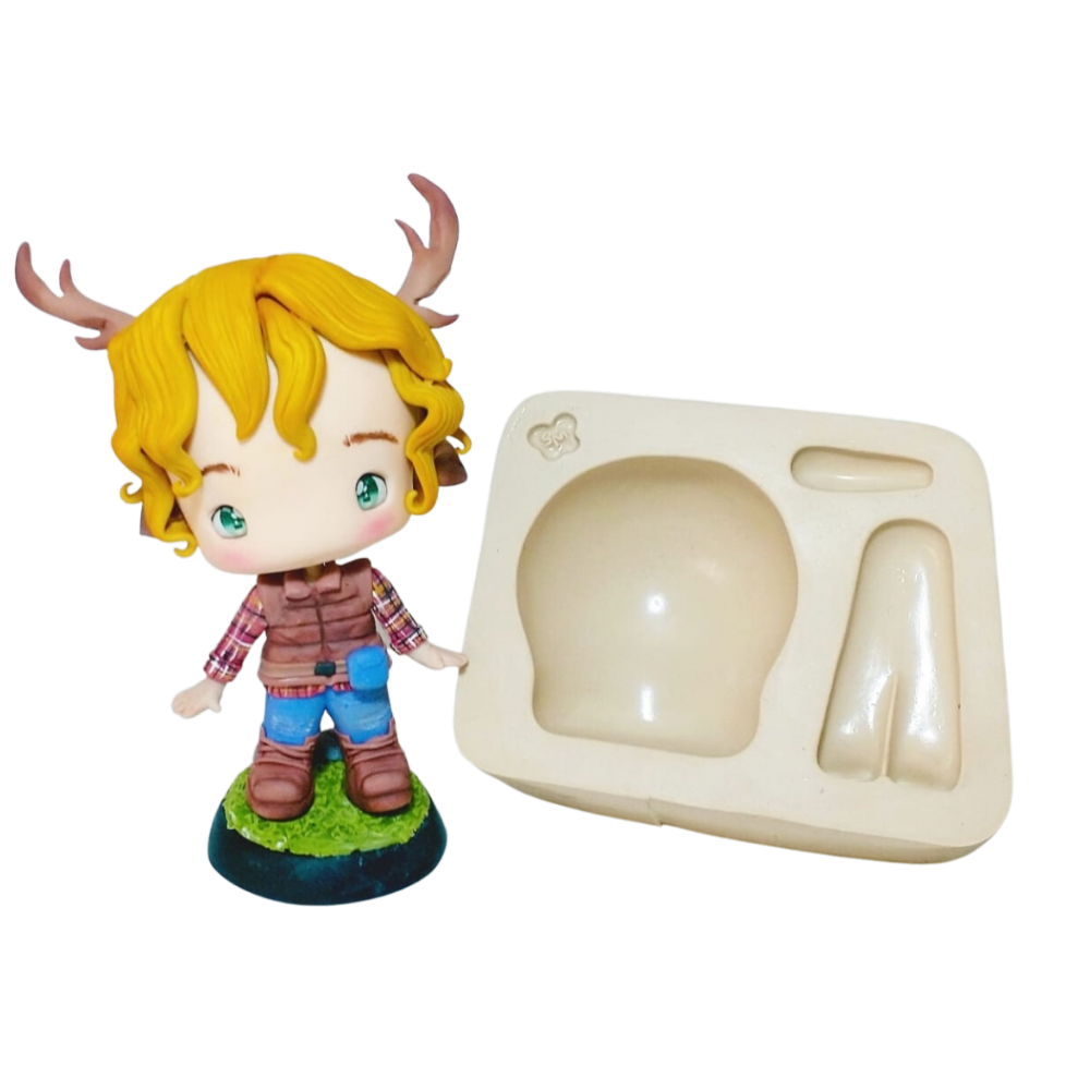 Molde de Silicone Toy da Feh M