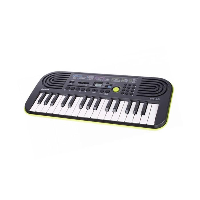 Teclado Infantil Casio SA46 AH2 Preto Verde - Carneiro