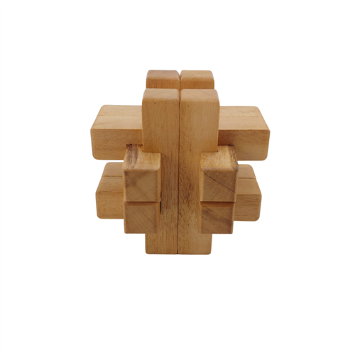 Quebra Cabeça Puzzle De Madeira Desafio Bamboo - R$ 30,00