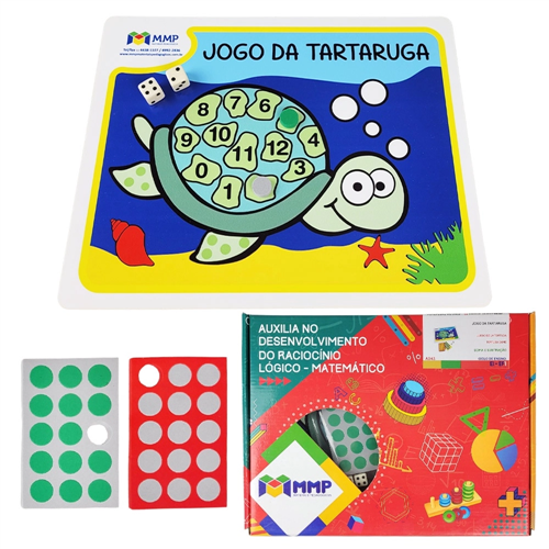 Jogo Educativo -Brincando De Matemática - Steam Brincadeira Inteligente -  56 Peças - Xalingo