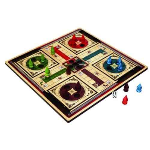 Brinquedo Pedagógico e Educativo Ludo Clássico Real Jogo de