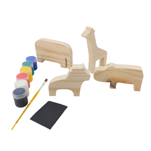 Kit de Pintura Para Educação Infantil Brinquedo Animais Pets