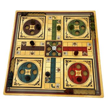 JOGO LUDO CLÁSSIC - LINHA PREMIUM : Brinquedos de Madeira