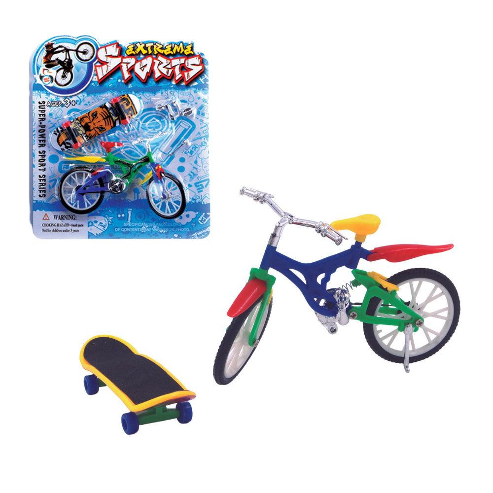 KIT BICICLETA E SKATE DEDO : Brinquedos educativos para 03 anos e