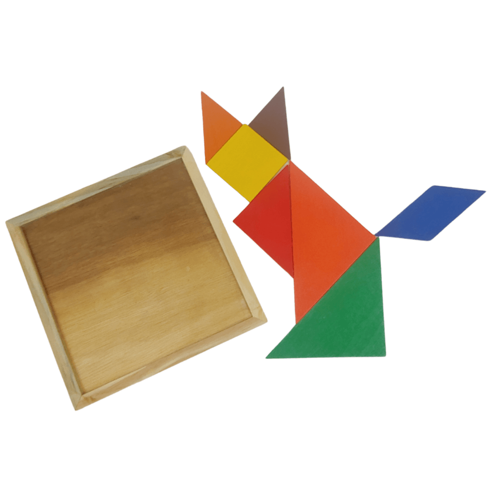 Livrinho e Quebra Cabeça Tangram com Livro Origami : Brinquedos