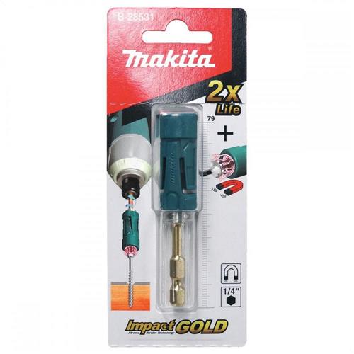 Porta Bit Magnético Encaixe 1/4 Makita Impact Gold B-28531 :