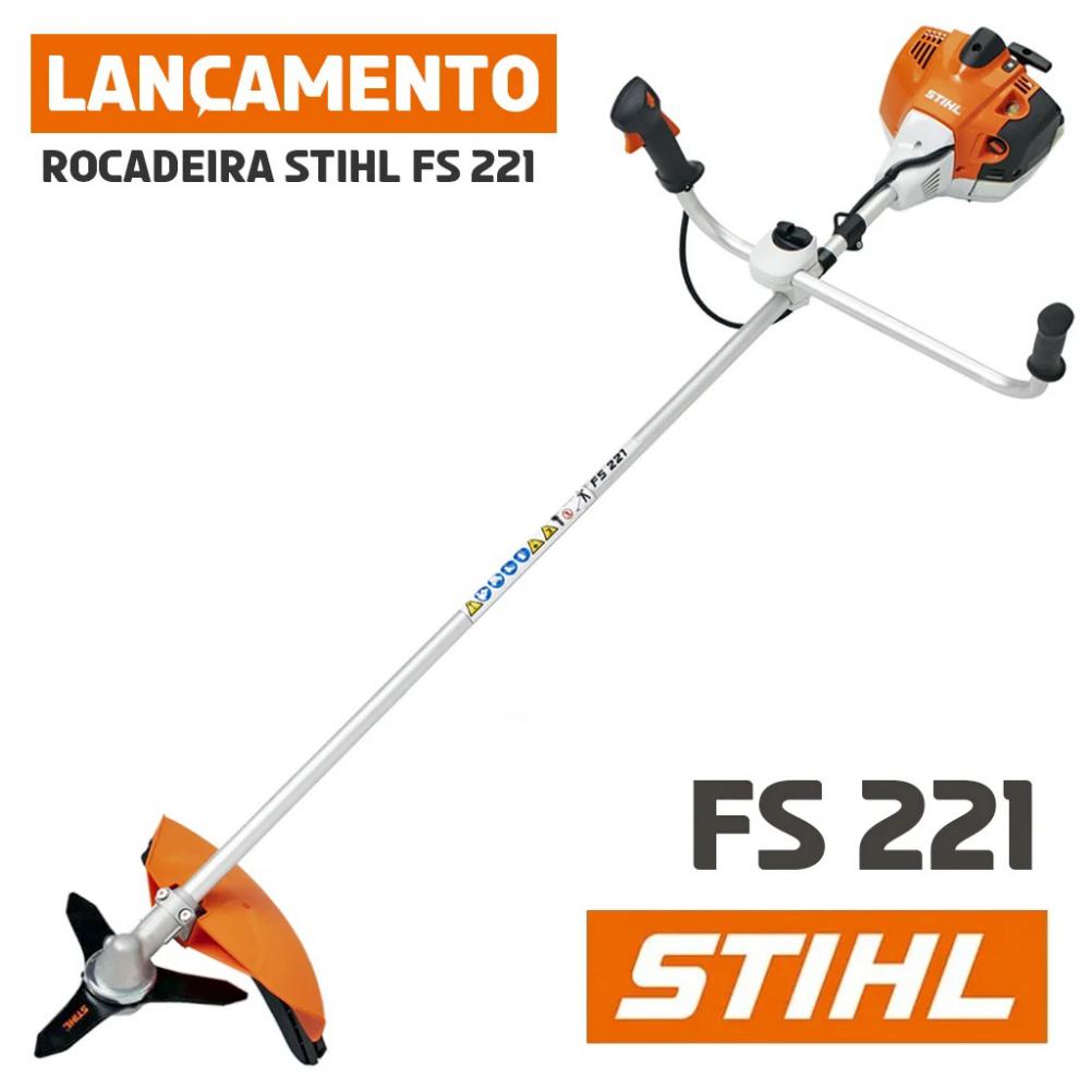 Roçadeira Á Gasolina Stihl FS-221-L Trimcut C42-2- LANÇAMENTO :