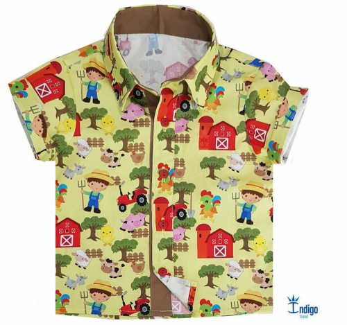 roupa mae e filho tema fazendinha