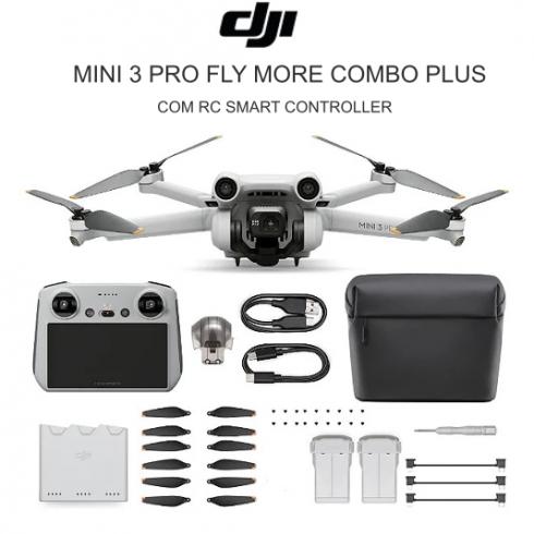 DJI Mini 3 Pro Drone with RC Controller, Fly More Kit Plus, Complete Acc.  Kit CP.MA.00000492.01 O