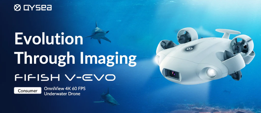 Underwater store drone dji