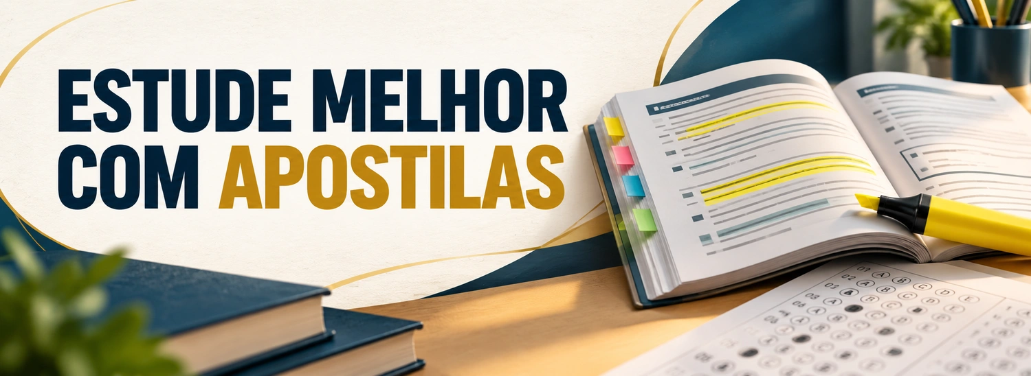 Como estudar por apostila para concurso e acompanhar sua evolução