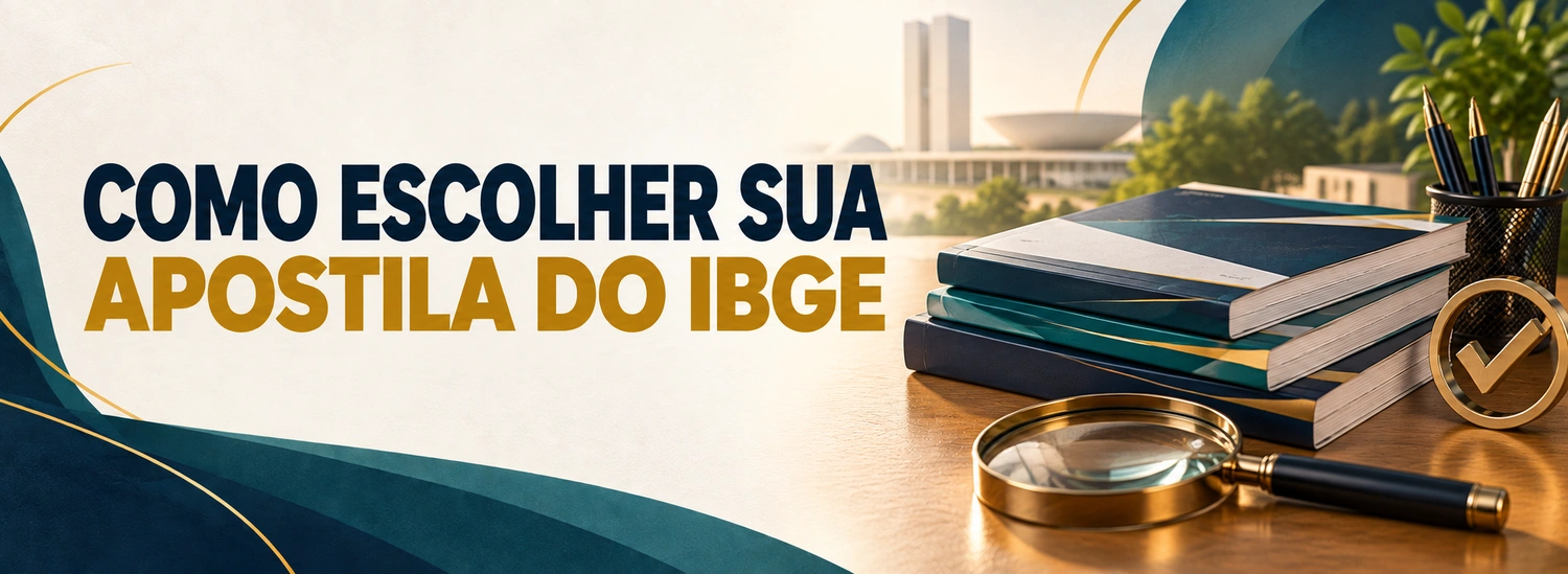 Como escolher a apostila do IBGE ideal para o seu cargo de forma prática