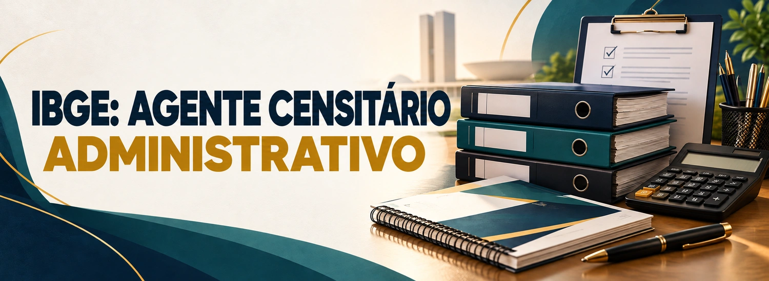 O que estudar para Agente Censitário Administrativo do IBGE: guia completo