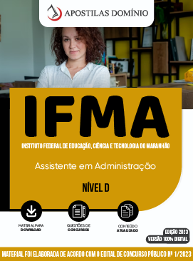 Apostila Completa Ifma Assistente em Adm 4065015, PDF