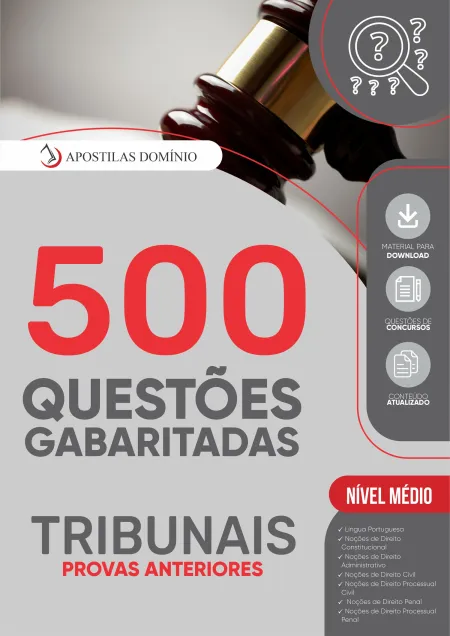 500 Questões Gabaritadas - Tribunais