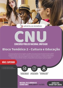 Apostila CNU 2025 - Bloco Temático 2 - Cultura e Educação