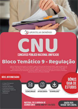 Apostila CNU 2025 - Bloco Temático 9 - Regulação