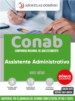 Apostila Conab 2025 - Assistente Administrativo