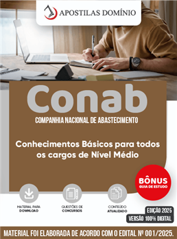 Apostila Conab 2025 - Conhecimentos Básicos para todos os cargos de Nível Médio