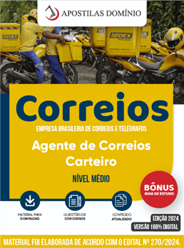 Apostila Correios 2025 - Agente de Correios