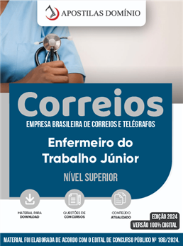 Apostila Correios 2025 - Enfermeiro do Trabalho Júnior