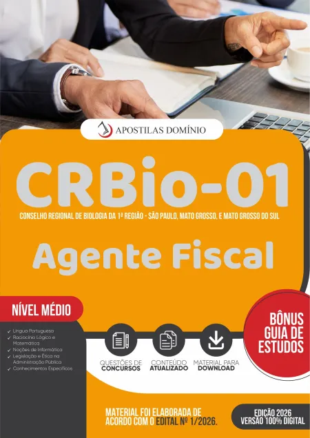 Apostila CRBio-01 2026 - Agente Fiscal