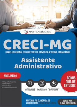 Apostila CRECI/MG 2025 - Assistente Administrativo