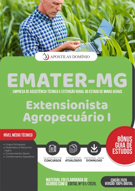 Apostila EMATER-MG 2026 - Extensionista Agropecuário I