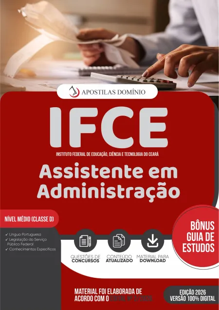 Apostila IFCE 2026 - Assistente em Administração