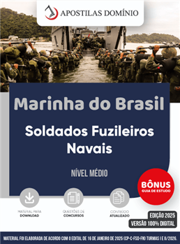 Apostila Marinha do Brasil 2025 - Curso de Formação de Soldados Fuzileiros Navais