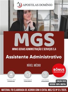 Apostila MGS 2025 - Assistente Administrativo