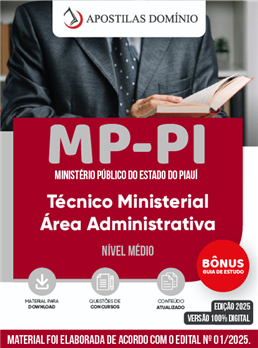 Apostila MP-PI 2025 - Técnico Ministerial - Área Administrativa