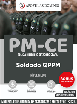 Apostila PM-CE 2025 - Soldado QPPM