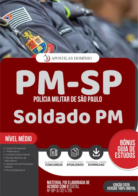 Apostila PM-SP 2026 - Soldado PM