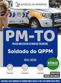 Apostila PM-TO 2025 - Soldado do QPPM