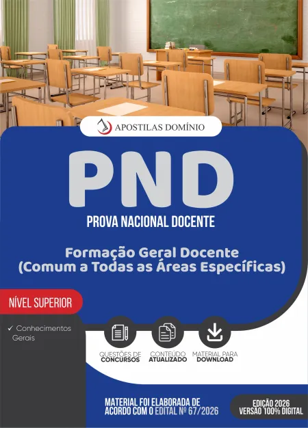 Apostila PND 2026 - Formação Geral Docente