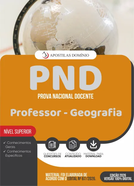 Apostila PND 2026 - Professor - Geografia