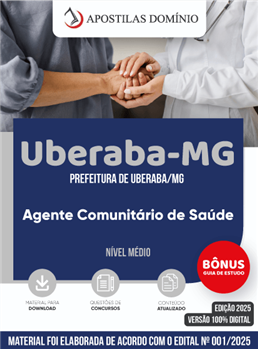 Apostila Prefeitura de Uberaba/MG 2025 - Agente Comunitário de Saúde
