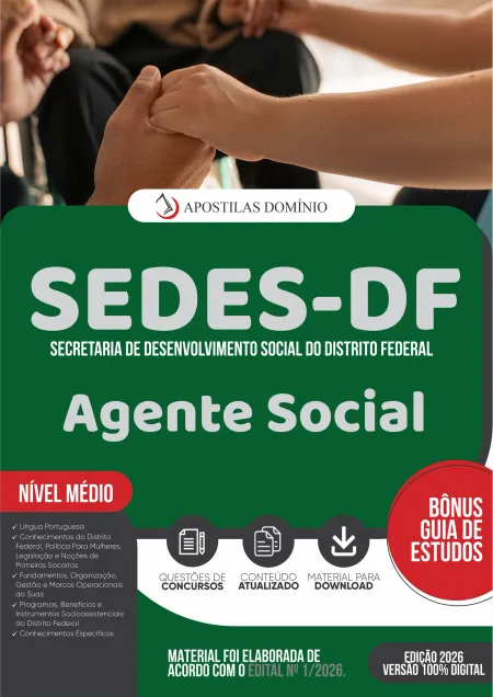 Apostila SEDES-DF 2026 - Agente Social