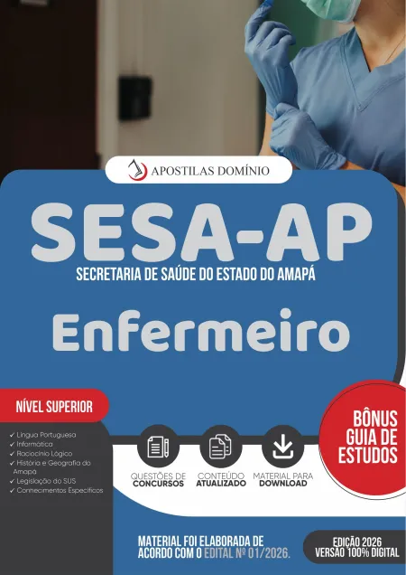 Apostila SESA/AP 2026 - Enfermeiro