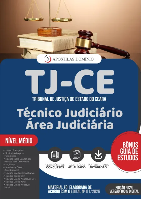 Apostila TJ-CE 2026 - Técnico Judiciário