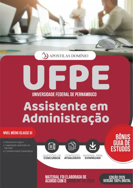 Apostila UFPE 2026 - Assistente em Administração
