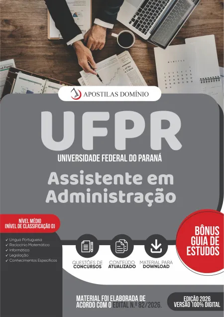 Apostila UFPR 2026 - Assistente em Administração